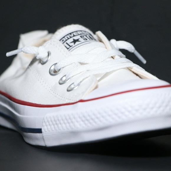 Converse White Shoreline All Star Slip Ons - Picture 2 of 7